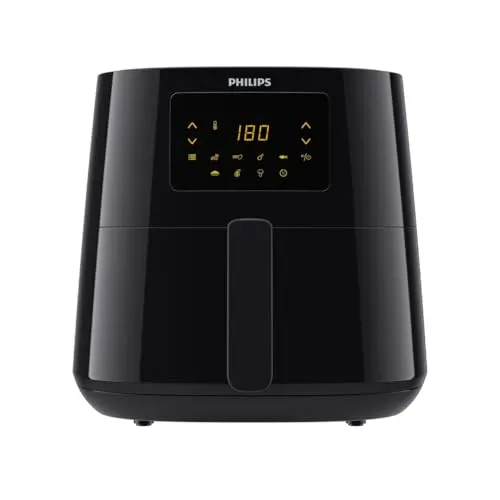 Philips Essential Airfryer XL - 6.2L, Fritteuse ohne Öl, Touchscreen, Schwarz (HD9270/90)