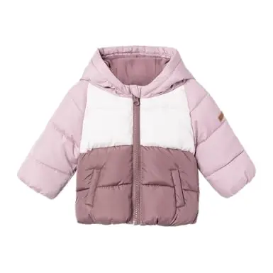 NAME IT Unisex Baby Nbnmaple Block Jacke, Mauve Shadows, Gr. 68