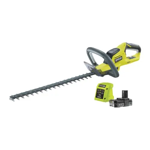 RYOBI 18V Akku-Heckenschere mit 45cm Messer, inkl. Akku und Ladegerät