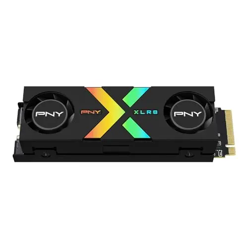 PNY CS3150 XLR8 Gaming 1TB M.2 NVMe SSD mit RGB Heatsink