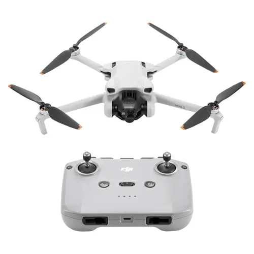 DJI Mini 3 Drohne – Ultraleichte Faltbare 4K Kameradrohne unter 249g mit 38 min Flugzeit, 3-Achsen-Gimbal und 10 km Übertragung