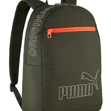 PUMA Unisex PUMA PHASE Backpack II - Klassischer Rucksack in Dunkelgrün