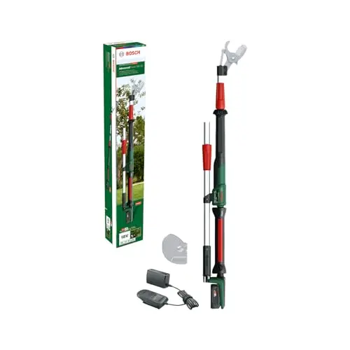 Bosch Akku-Gartenschere AdvancedPrune 18V mit 2.0 Ah Akku, Ladegerät und Verlängerung