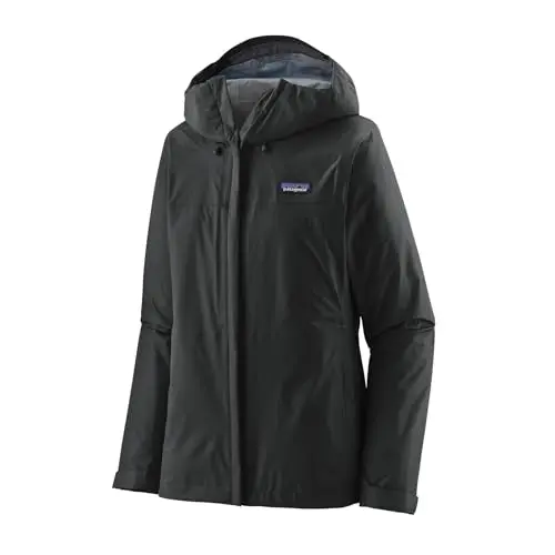 Patagonia Damen Torrentshell 3L Jacke, schwarz, Größe 38