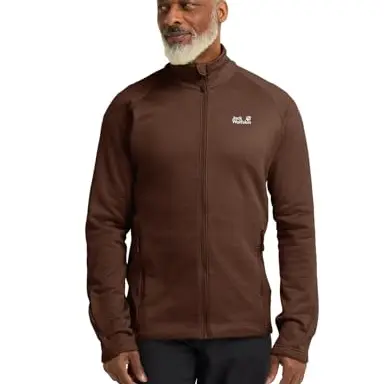 Jack Wolfskin Herren Peak District FZ M - Hot Chocolate