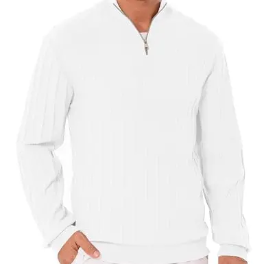 iClosam Herren Pullover mit Reißverschluss - Eleganter Strickpullover für Herbst und Winter