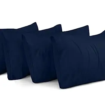 Utopia Bedding Kissenbezüge 30x50 cm - 4er Set - Marineblau, schmutzabweisend und weich
