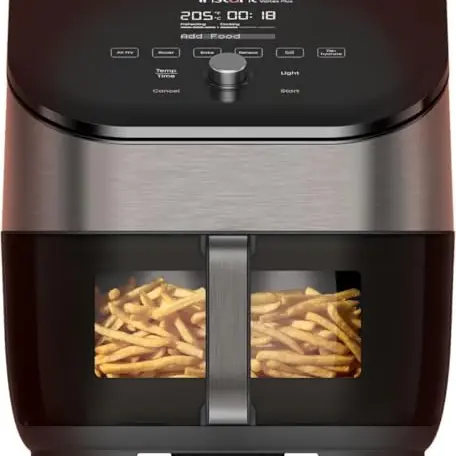Instant Vortex Plus 5.7L Heißluftfritteuse - 6-in-1 Funktionen, Edelstahl, 1700W