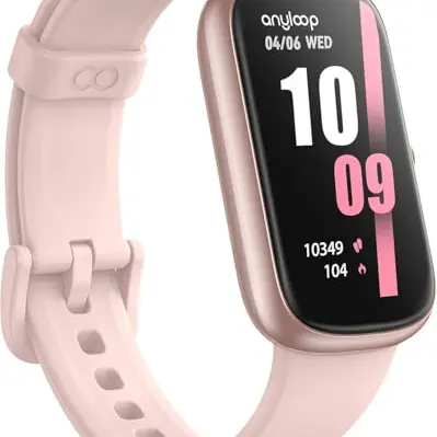 anyloop Fitness Tracker Smartwatch für Damen und Herren, 1.47'', IP68 wasserdicht, 20+ Sportmodi, Rosa