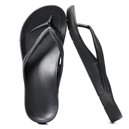 VIVASUN Damen und Herren Zehentrenner Flip Flops mit Komfort und Rutschfest – Wasserfest für Dusche und Bad