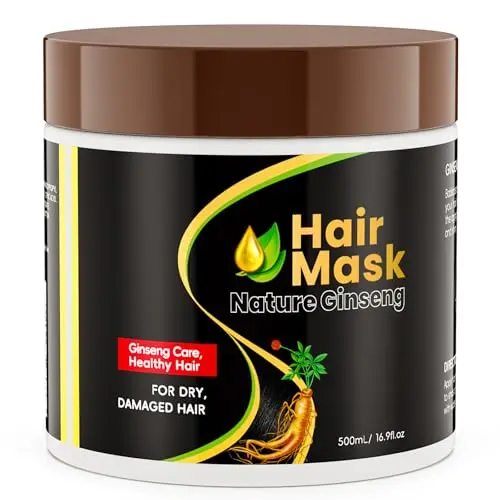 Ginseng Keratin Haarmaske, Tiefenpflege für geschädigtes Haar, 500 ml