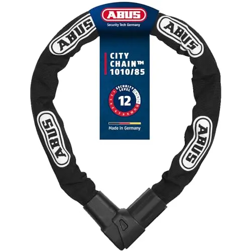 ABUS Kettenschloss 85 cm - Schwarz