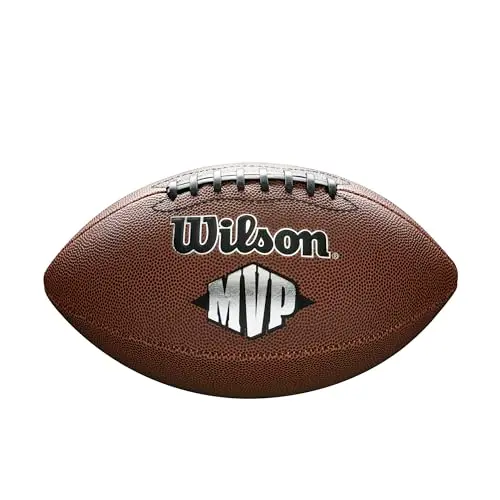 WILSON MVP NFL Football, Braun, One Size