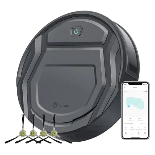 LEFANT 210PG Saugroboter mit WLAN, Alexa-Kompatibel, 120 Min Laufzeit, für Teppiche und Hartböden