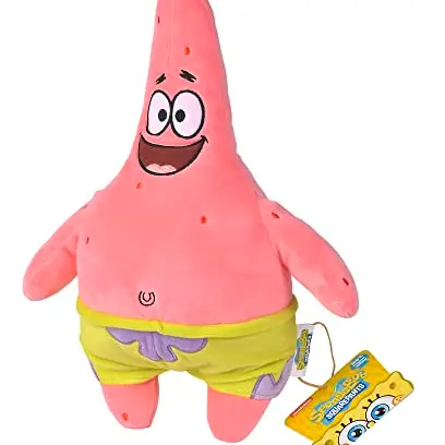 Simba Sponge Bob Plüsch Patrick 35 cm – Plüschfigur für Kleinkinder ab den ersten Lebensmonaten