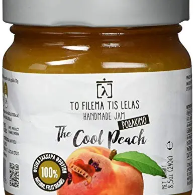 Handgemachte Pfirsich Marmelade ohne Zuckerzusatz - The Cool Peach, 2er Pack (480g)
