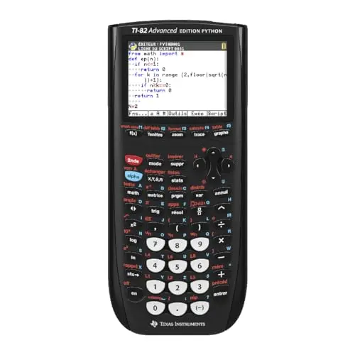Texas Instruments TI-82 Advanced Python Edition Grafischer Taschenrechner Schwarz