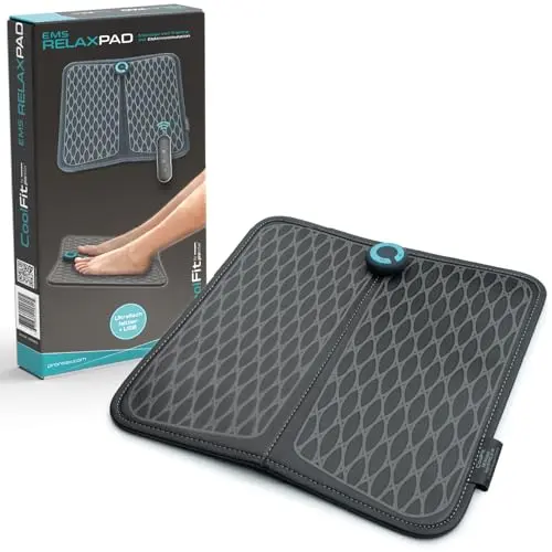 prorelax CoolFit Relax Pad | Durchblutungs-Stimulator für Knie, Waden und Oberschenkel | EMS-Fußmassage