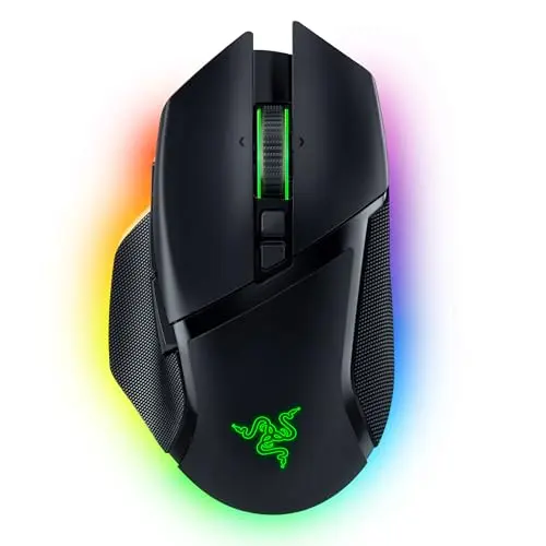 Razer Basilisk V3 Pro - Kabellose Gaming-Maus mit 13-Zonen Chroma-Beleuchtung und 10 programmierbaren Tasten