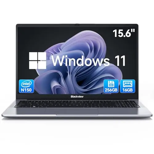 Blackview 15,6 Zoll Laptop mit 16GB RAM und 256GB SSD für Studierende und Unternehmen