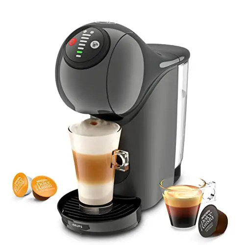 NESCAFÉ Dolce Gusto Genio S by KRUPS Kaffeekapselmaschine, ultra-kompakt, über 30 Kaffeekreationen, anthrazit, KP243B