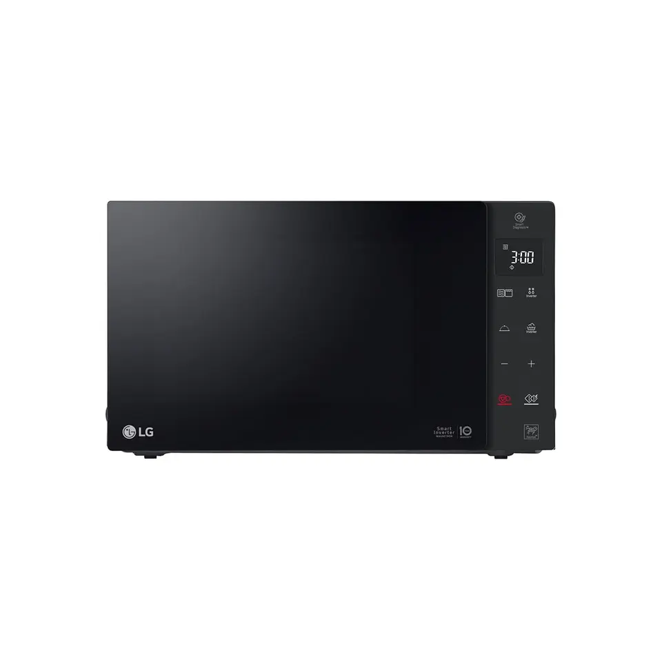 LG Mikrowelle 25L 1000W mit Grill, LED-Display, Smart Inverter, pflegeleicht, schwarz