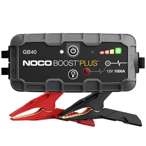 NOCO Boost GB40: 1000A Starthilfe Powerbank – Tragbarer Booster für Benziner bis 6,0L & Diesel bis 3,0L