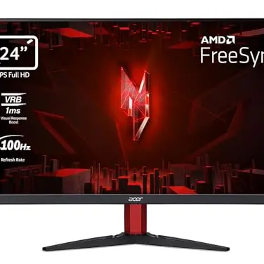 Acer Nitro KG242YE 23,8 Zoll Gaming Monitor - Full HD, 100Hz, FreeSync, Schwarz