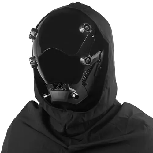 Cyberpunk-Helmmaske für Cosplay und Halloween