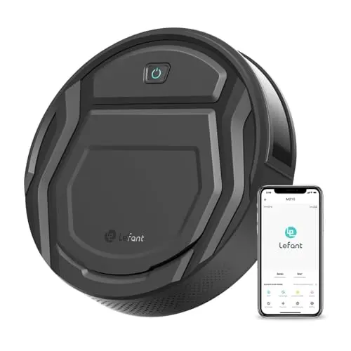 LEFANT Saugroboter M210P - Superschlank, WLAN, Alexa-kompatibel, leise für Haushaltsreinigung und Tierhaare