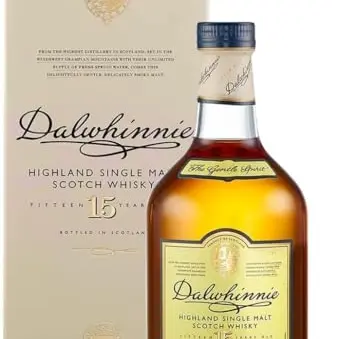Dalwhinnie 15 Jahre Single Malt Scotch Whisky, 700 ml, mit Geschenkverpackung, 43% Vol, aromatisch mit Heidekraut- und Honignoten