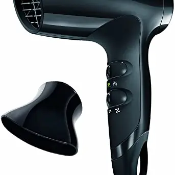 Remington Haartrockner Compact, 1800 W, fürs unterwegs, inkl. Stylingdüse, 3 Heizstufen, Eco, D5000