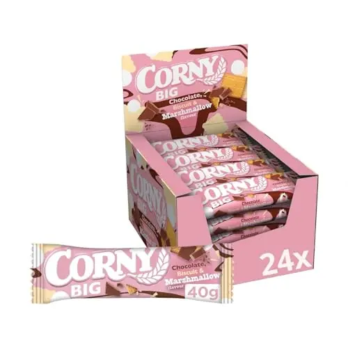Corny BIG Müsliriegel Chocolate Biscuit Marshmallow, 24 x 40 g