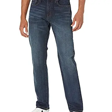 Amazon Essentials Herren Stretchjeans - Dunkle Waschung, 33W / 34L