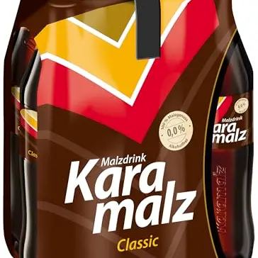 Karamalz Classic Malztrunk, 6 x 0,75 l – Alkoholfreies, veganes Malzgetränk mit malzaromatischer Süße