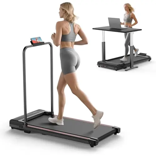 Klappbares Walking Pad Laufband für Zuhause - Kompaktes, leichtes Mini Laufband mit Fernbedienung