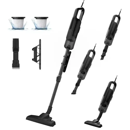VersLife C8PRO Kabelstaubsauger 600W – 6-in-1 Handstaubsauger für Hartböden, Teppiche & Tierhaare