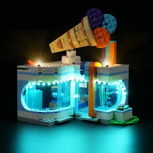 Beleuchtungsset für Lego 60363 City Ice Cream Parlor - Kreative Lichter (nur Lichter, keine Modelle)