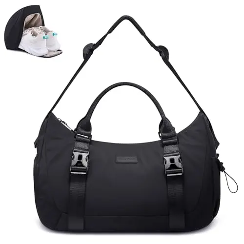 LOVEVOOK Sporttasche für Damen und Herren, Gym Bag mit Yogamattenhalter und Schuhfach, ideale Weekender- und Reisetasche