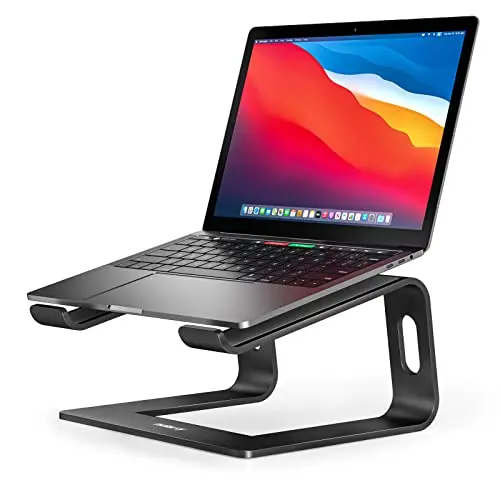 Nulaxy Abnehmbarer Laptop Ständer, Ergonomisch, Kompatibel mit 10-16" Notebooks - Schwarz