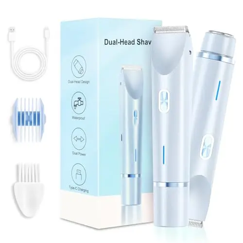Silky Splash 2-in-1 Damenrasierer, IPX7 Wasserdicht, Kabelloser Wet & Dry Bikini Trimmer