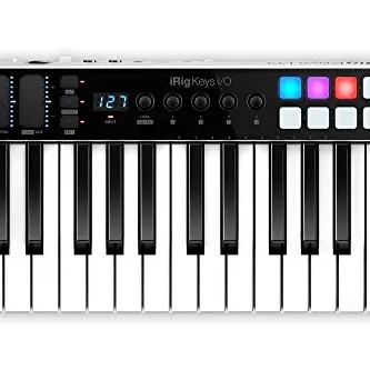 IK Multimedia iRig Keys I/O MIDI 25 - tragbare MIDI-Tastatur mit 25 Tasten für Mac, iPhone und iPad