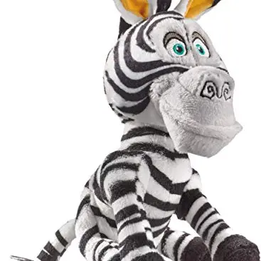 Schmidt Spiele DreamWorks Madagascar Plüschfigur Marty, Zebra, klein, 18 cm