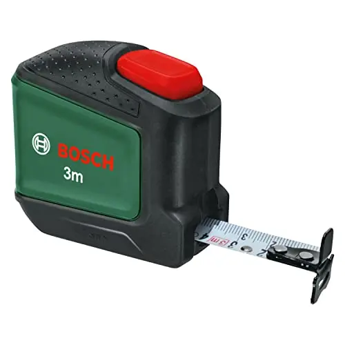 Bosch Maßband 3m Autolock mit Metall-Gurtclip