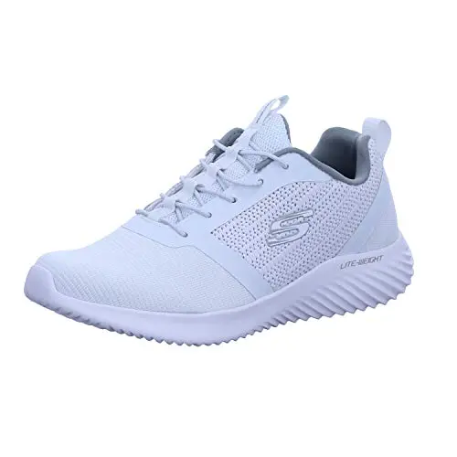 Skechers Herren Bounder Sneaker - Weiß, Größe 39.5 EU