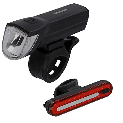 Fischer LED-Akku Bremslichter-Set 30 Lux, Schwarz