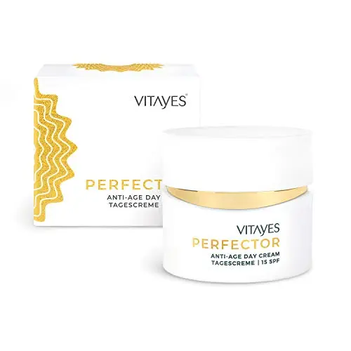 Vitayes Tagescreme mit LSF 15 - 24-Stunden Feuchtigkeit und Anti-Aging Pflege für das Gesicht