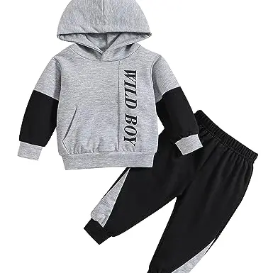 Borlai Kinder Kapuzenkleidung Set Dinosaurier Sweatshirt und Camouflage Hose