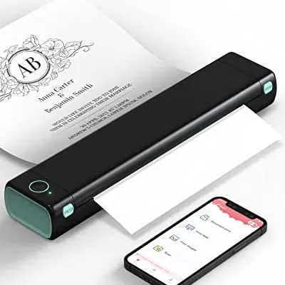 Phomemo M08F Mobiler A4 Drucker für Unterwegs – Bluetooth Thermodrucker für Android und iOS