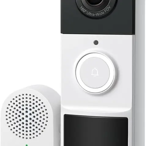 Tapo TP-Link D210 Video-Türklingel mit Kamera, 2K, Nachtsicht und Zwei-Wege-Audio